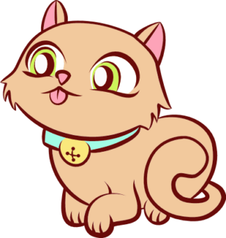 cute-cat-kitty-clipart-kids-room-decoration-free-svg-file-SVGHEART.COM