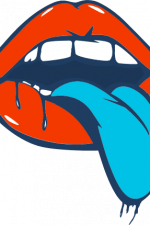 mouth with teeth and tongue out - free svg file for members - SVG Heart