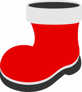 santa claus shoe, boots, christmas free svg file - SVG Heart