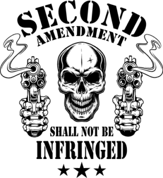 second-amendment-shall-not-be-infringed-skull-with-guns-free-svg-file-SvgHeart.Com