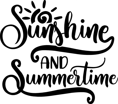 Sunshine And Summertime Summer Free Svg File Svg Heart