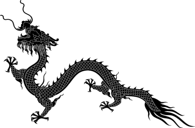 dragon chinois.ai Royalty Free Stock SVG Vector and Clip Art
