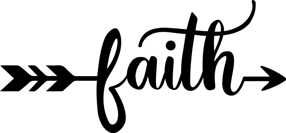 Faith Sign And Arrow Free Svg File For Members SVG Heart