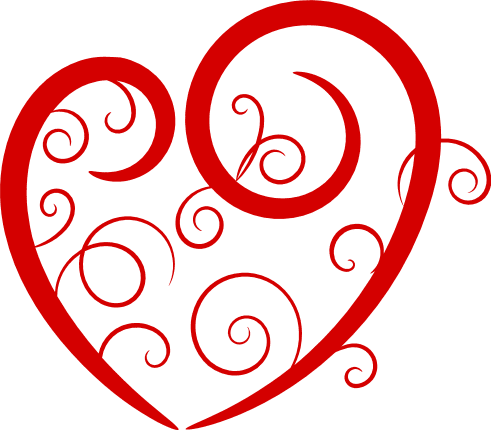 love heart shape, valentine's day - free svg file for members