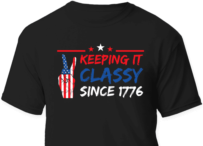 keeping it classy since 1776, 4th july free svg file - SVG Heart