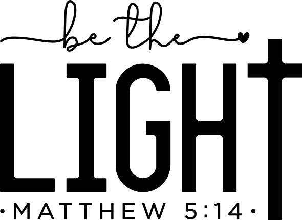 be the light, matthew 5:14, scripture - free svg file for members - SVG ...