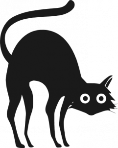 cat clipart, halloween free svg file image - SVG Heart