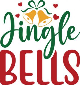 jingle bells, christmas - free svg file for members - SVG Heart