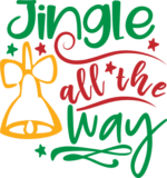 jingle all the way, christmas free svg files - SVG Heart