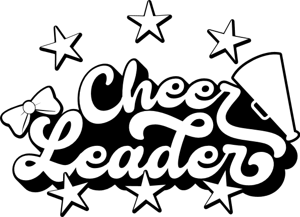 cheerleading clipart megaphone