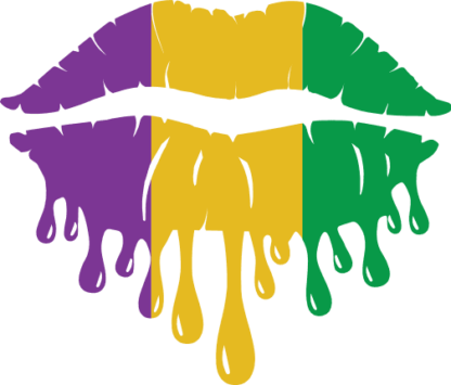 Mardi gras lips - Free SVG Files - SvgHeart.com