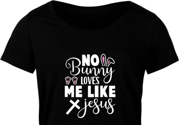 No Bunny Loves Me Like Jesus Christian Easter Sweatshirt Free Svg File