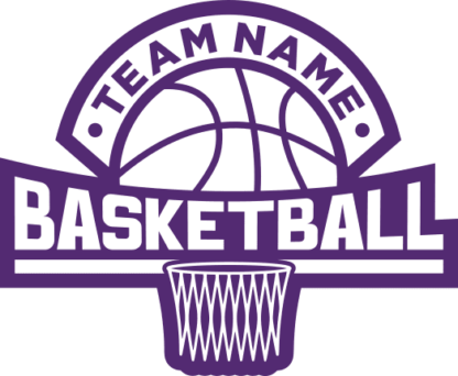 Custom Basketball Team Name PNG, Player Template, Basketball Team Logo