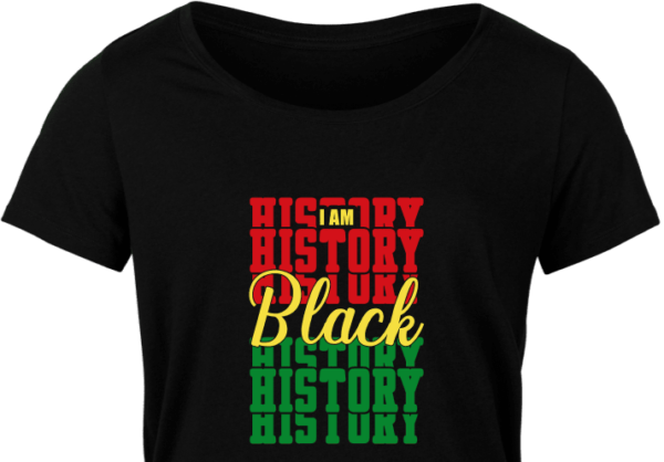 I Am Black History Echo Stacked Text Juneteenth Black Pride Free Svg