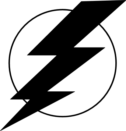 Lightning bolt in a circle, Thunder clipart design free svg file - SVG ...