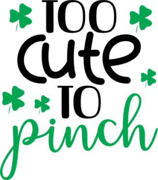 no pinch zone, hat with shamrock, st patrick's day free svg file - SVG Heart