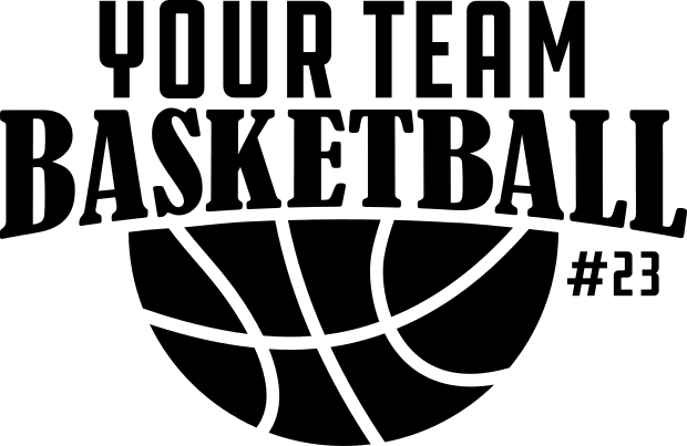 Premium Vector  Jersey number basketball team name printable text
