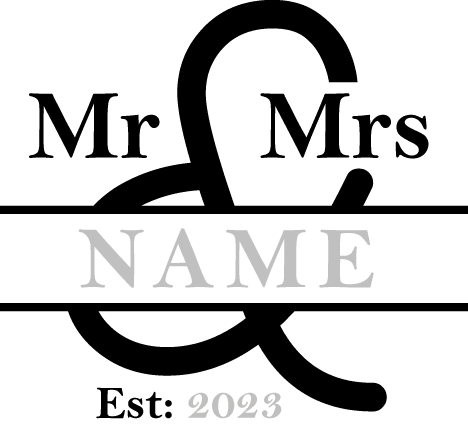 WEDDING MONOGRAM Svg, Modern MINIMALIST Wedding Monogram logo, Custom  wedding logo design Circle, Digital Instant download Printable file