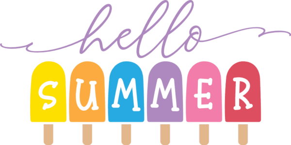 Hello summer, ice cream clipart image - free svg file for members - SVG ...