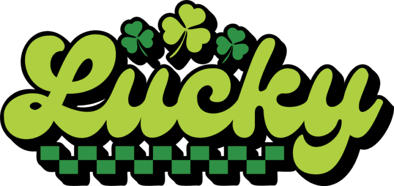 Lucky sign, st patricks day, clover leaves free svg file - SVG Heart