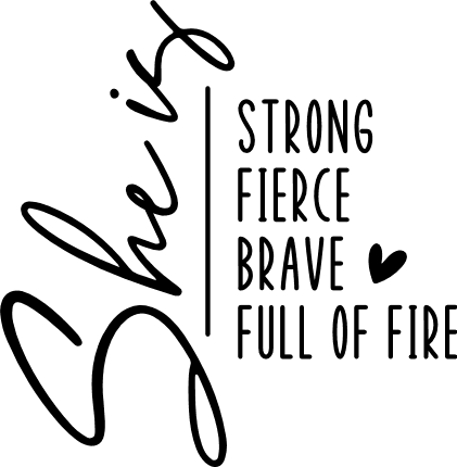 Premium Vector  Here's to strong women quotes typography