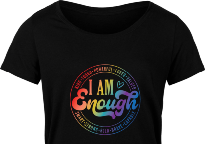 I Am Enough, Kind, Powerful, Tough, Loved, Valued, Self Love Quotes 