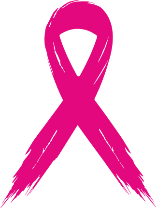 Pink Ribbon Breast Cancer Isolated Graphic by martcorreo