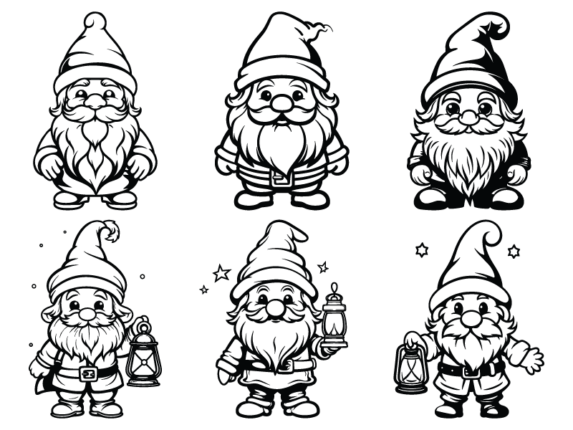 Christmas gnomes svg bundle, Vector images - free svg file for members ...