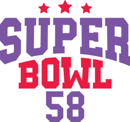 Super bowl 58 free svg file for members, American football lover tshirt design