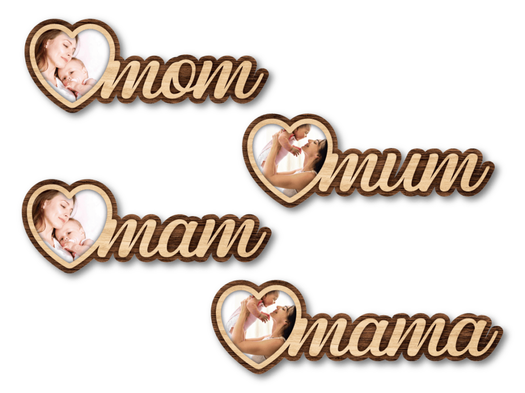 mom and baby, heart photo frame, free svg file for members, svg bundle ...