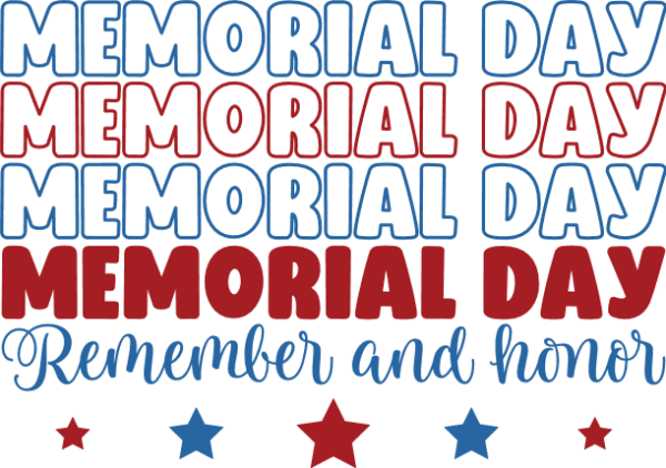 Memorial day remember and honor free svg file for members, echo stacked ...