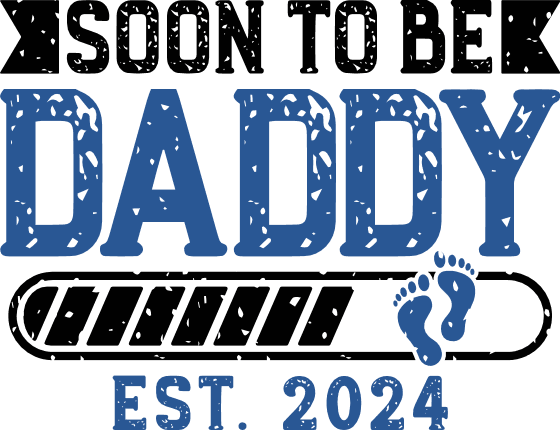 Soon to be daddy, est 2024 free svg file for members, baby announcement ...