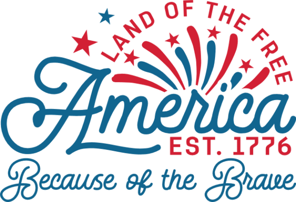 Land of the free, America because of the brave, Est 1776 free svg file ...