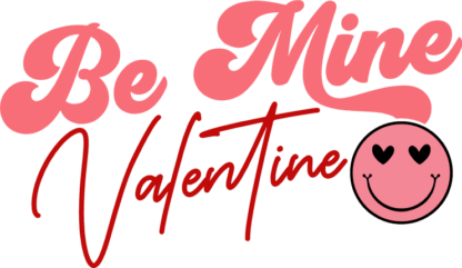 Be Mine Valentine gift Free SVG File - Romantic Valentines Day Card Design