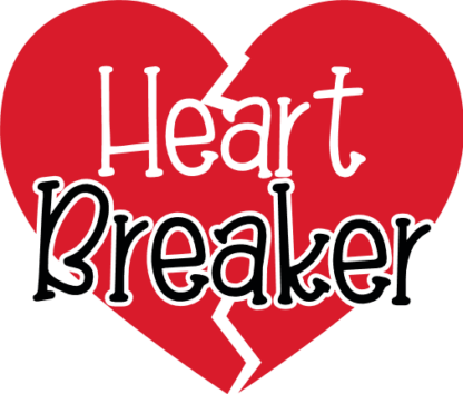 Heart Breaker Free SVG File for Members - Funny Valentines Day Tshirt Design