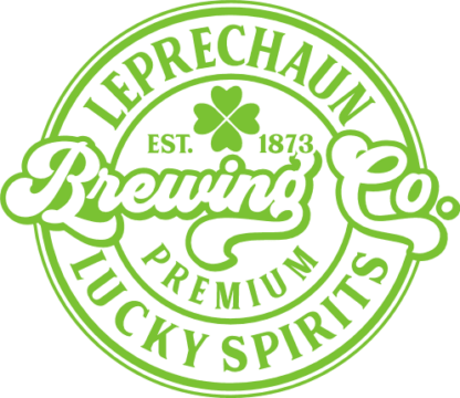 Leprechaun Brewing Co Free SVG File for Members - Retro St. Patrick’s Beer Label