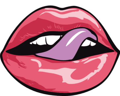 Sassy Lips Free SVG File for Members - Playful Tongue Out Lips clipart image