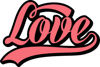 Love Sign Free SVG File for Members - Romantic Valentine’s Day Tshirt Design