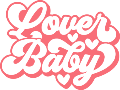 Lover Baby Free SVG File - Romantic Valentine’s Sweatshirt Design