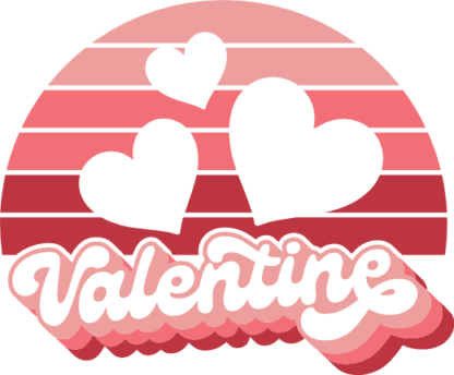 Retro Valentine Free SVG File for Members - Vintage Valentine’s Day design