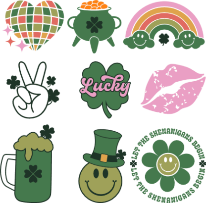 St. Patrick’s Day Cliparts, Lucky Free SVG File for Members - tote bag design