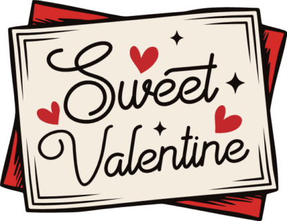 Sweet Valentine Free SVG File for Members - Romantic valentines day decor