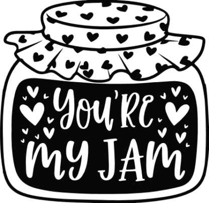 You’re My Jam Free SVG File for Members - Cute Valentine’s Day gift