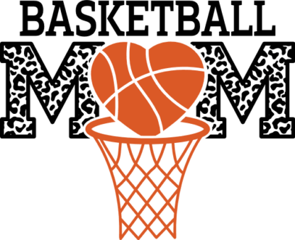 Basketball Mom Free SVG File - Sports Tshirt Design for mama