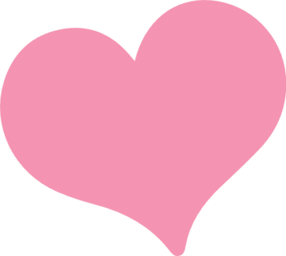 Simple Pink Heart clipart image - Free SVG File