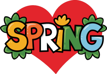 Spring sign, heart Free SVG File for Members - Retro Tshirt Design