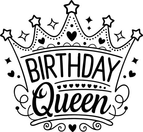 Birthday Queen Free SVG File for Members – birthday tshirt design