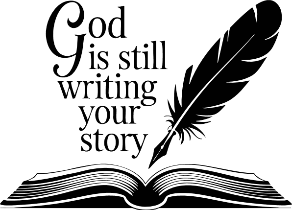 God Is Still Writing Your Story Free SVG File for Members – Motivational wall art