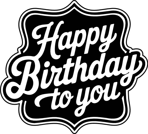 Happy Birthday to you Free SVG File for Members – birthday party decor