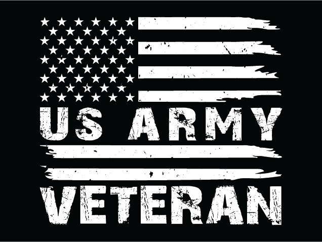 US Army Veteran SVG design for tshirt - Free SVG File for Members